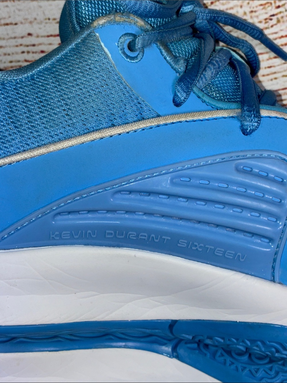 Pre Owned Men’s 8.5 KD 16 TB PROMO 'UNIVERSITY BLUE Sneakers - Picture 8 of 13